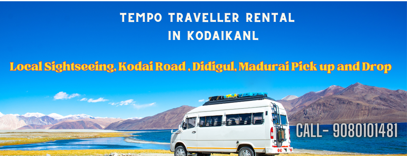 1Tempo travellerrental in kodaikanl